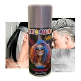 Tinta Spray Colorir Cabelo Temporário Lavável Kbelo Maluko Cor Prata