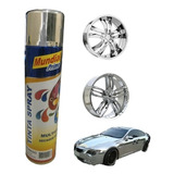 Tinta Spray Cromado Automotiva Moto Carro