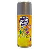 Tinta Spray Decor Paint Acrilex 150 Ml Prata 533