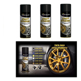 Tinta Spray Dip Weel Envelopamento Liquido Preto Fosco 3 Uni