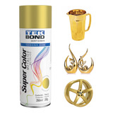 Tinta Spray Dourado Metálico Tekbond 350ml 250g