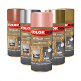 Tinta Spray Metallik Colorgin Efeito Metalizado Várias Cores