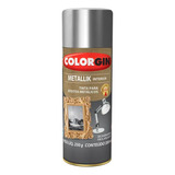 Tinta Spray Metallik Interior 350ml 250g Cromado Colorgin