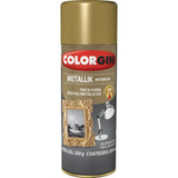 Tinta Spray Metallik Ouro 350ml   Colorgin