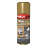 Tinta Spray Metallik P cerâmica Madeira Gesso Colorgin 350ml