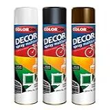 Tinta Spray Preto Brilhante Decor 8701 Colorgin