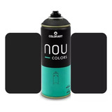 Tinta Spray Preto Nou Colors Para Grafiteiro Colorart 400ml