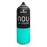 Tinta Spray Preto Nou Colors Para Grafiteiro Colorart 400ml