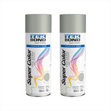 Tinta Spray Primer Fundo Para Metais 350ml Kit C 2un