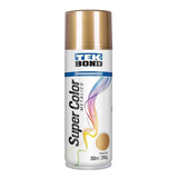 Tinta Spray Super Color Metálica Dourado 350ml 250g Tek Bond