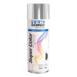 Tinta Spray Tek Bond Cromado Metalico Super Color 350ml 250g