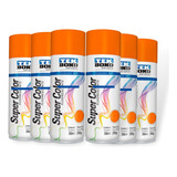 Tinta Spray Tek Bond Laranja Fluorescente 350ml Emb C 06