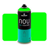 Tinta Spray Verde Neon Nou Colors Para Grafiteiros Colorart