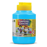 Tinta Tempera Guache Escolar Azul Celeste 250ml Acrilex