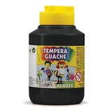 Tinta Tempera Guache Preto 250ml Acrilex