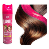 Tinta Temporária Colorida Spray Cabelo Maluco Colorido 150ml Cor Rosa chiclete
