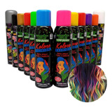 Tinta Temporária Para Cabelo Spray Kolore 150ml kit Com 12