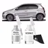 Tinta Tira Risco Automotiva Etios Prata Lua