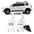 Tinta Tira Risco Automotivo Renault Duster Branco Glacier