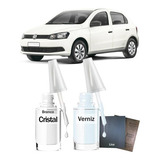 Tinta Tira Risco Para Carros Vw Gol Copa 2014 Branco Cristal