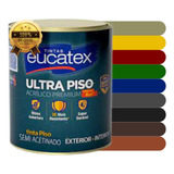 Tinta Ultra Piso Acrílico Premium Eucatex 900ml Cores