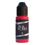 Tinta Vermelho Iron Works 15 Ml Legalizada Promoção Tattoo