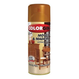 Tinta Verniz Spray Móveis E Madeiras 400ml Imbuia Colorgin