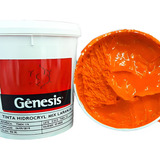 Tintas Genesis Hidrocryl Mix Laranja 900g À Base D água