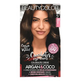 Tintura Beautycolor Cores Reais Coloração Creme Tom 5 7 Chocolate Café Para Cabelo