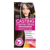 Tintura L oréal Casting Casting Creme Gloss Tom 400 Castanho Natural Para Cabelo