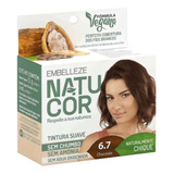 Tintura Natucor Tinta De Cabelo Tom 6 7 Chocolate Para Cabelo