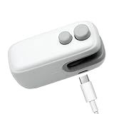 Tiny Sealer - Máquina Seladora De Alimentos A Vácuo Portátil Portátil 2 Em 1 Pequena - Seladora Magnética De Alimentos A Vácuo - Máquina Seladora De Sacos- Revendedora De Sacos Portátil Recarregável