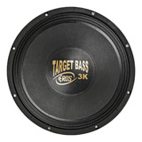 Tipo De Alto-falante Eros E-15 Target Bass Para Carros, Picapes E Suvs Cor Preto De 4 X 15 