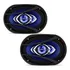 Tipo De Alto-falante Quadriaxial Hurricane Cm 69 Para Carros, Picapes E Suvs Cor Preto/azul De 4 6  X 9  