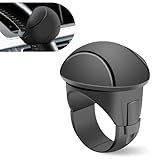 Tippwoo Impulsionador De Volante- Botão Giratório De Roda Antiderrapante- Esfera Giratória De Volante De Rotação De 360-- Acessório Universal De Interior De Carro Para Carro- SUV- Caminhões- Tratores