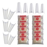 Tips Bailarina Refil C 500 Unha Transparente Ou Natural Abs