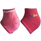 Tira De Calcanhar Em Gel KidSole Para Crianças Com Sensibilidade No Calcanhar De Severs Disease- Fascite Plantar- -Preto-- Rosa- Kids Size 1-6