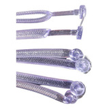 Tira De Chinelo Slim Glitter Cristal Avulsa Kit Com 2 Pares