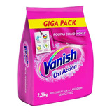 Tira Manchas Em Pó Oxi Action Pink Refil Econômico Vanish 2 5 Kg Giga Pack