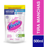 Tira Manchas Líquido Vanish Crystal White Refil Econom 500ml