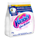 Tira manchas Pó Vanish Oxi Action Crystal White Pacote 400g