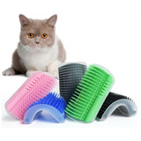 Tira Pelos Escova Parede Gatos Com Catnip Massagem Felinos