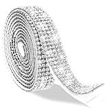 Tiras Adesivas De Strass De 3 Metros Com Fita De Strass De Cristal Brilhante Rolo De Fita De Diamante Para Artesanato Faça Você Mesmo Decoração De Sapatos De Carro 0 47 Polegadas Prata 