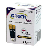 Tiras De Glicemia Cx C 50 Unds G tech Free No Code