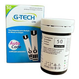 Tiras Glicemia Glicose C 50 Unidades Gtech Lite Auto Code
