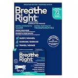Tiras Nasais Breathe Right Extratransparentes Para Pele Sensível 72 Tiras Transparentes