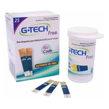 Tiras Reagentes Para Medição De Glicose G tech Free 1 Com 25