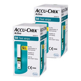 Tiras Reativas Accu Chek Active X 100 Verde limão