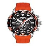 Tissot Relógio Masculino Seastar 660 1000 Aço Inoxidável Casual Laranja T1204171705101 Laranja Movimento De Quartzo