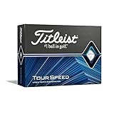 Titleist Bolas De Golfe Tour Speed, Brancas (uma Dúzia)